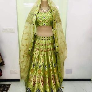 Green Lehenga