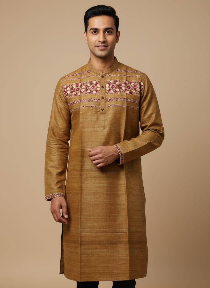 Pure Tussar Panjabi 10