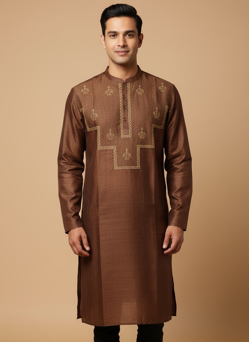 Pure Tussar Panjabi 12