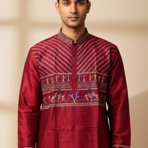 Pure Tussar Panjabi 14
