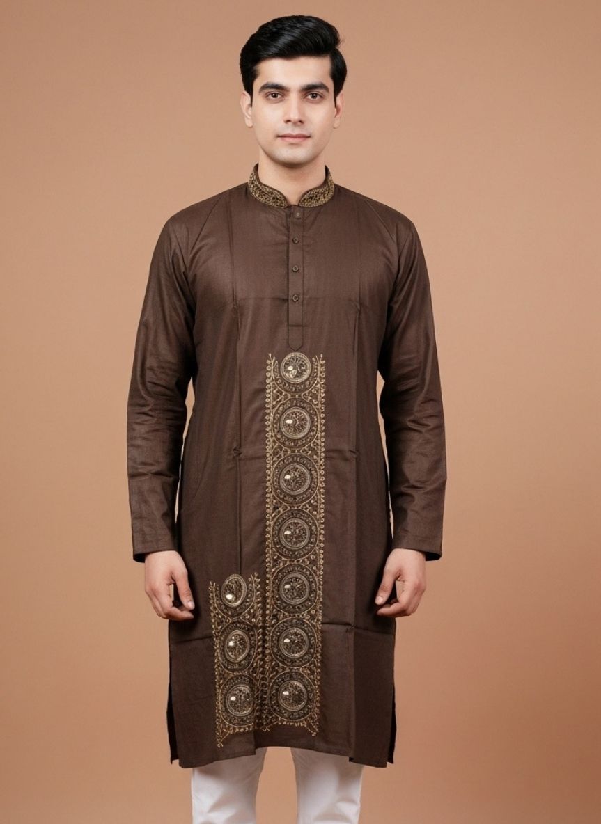 Pure Tussar Panjabi 17