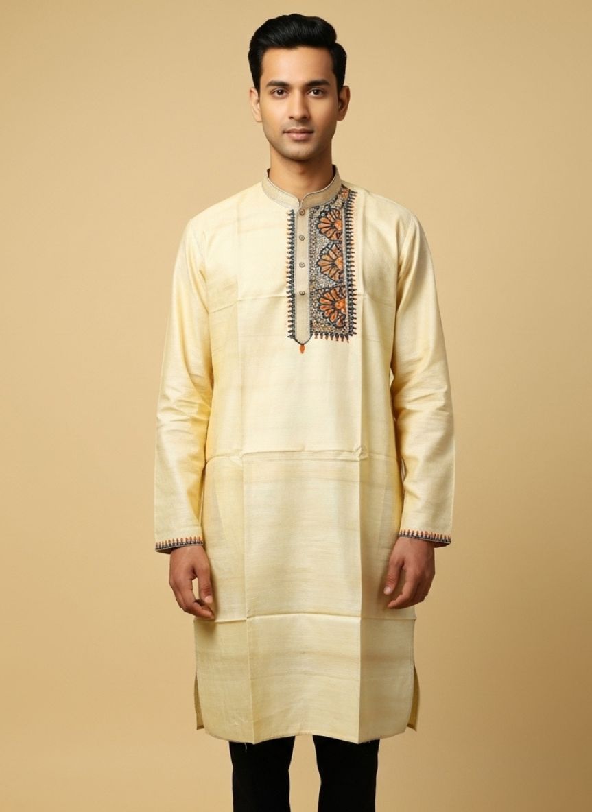 Pure Tussar Panjabi 18
