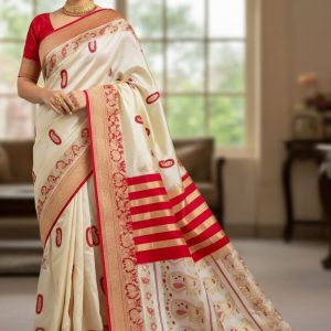 Traditional Handwoven Silk Saree 02