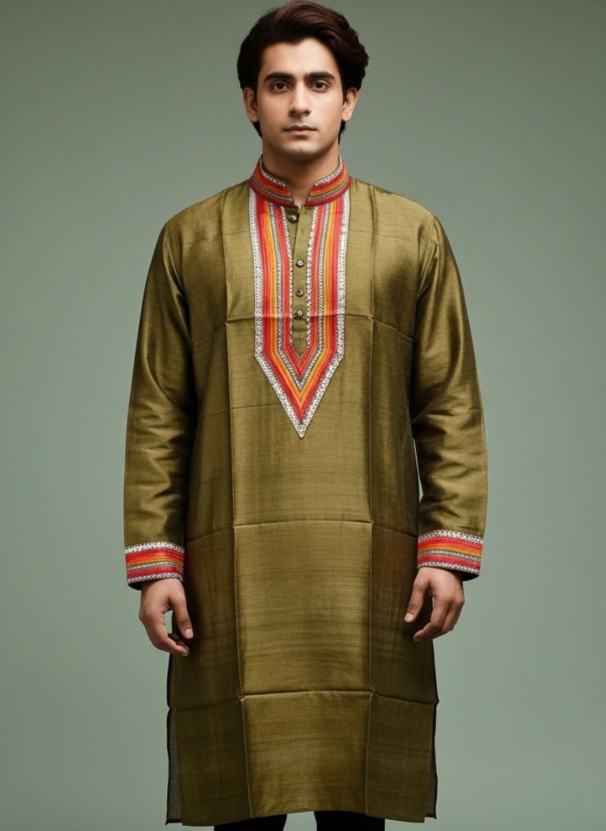 Pure Tussar Panjabi 20