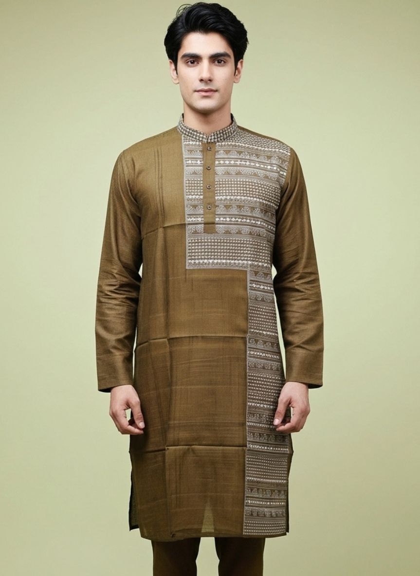Pure Tussar Panjabi 21