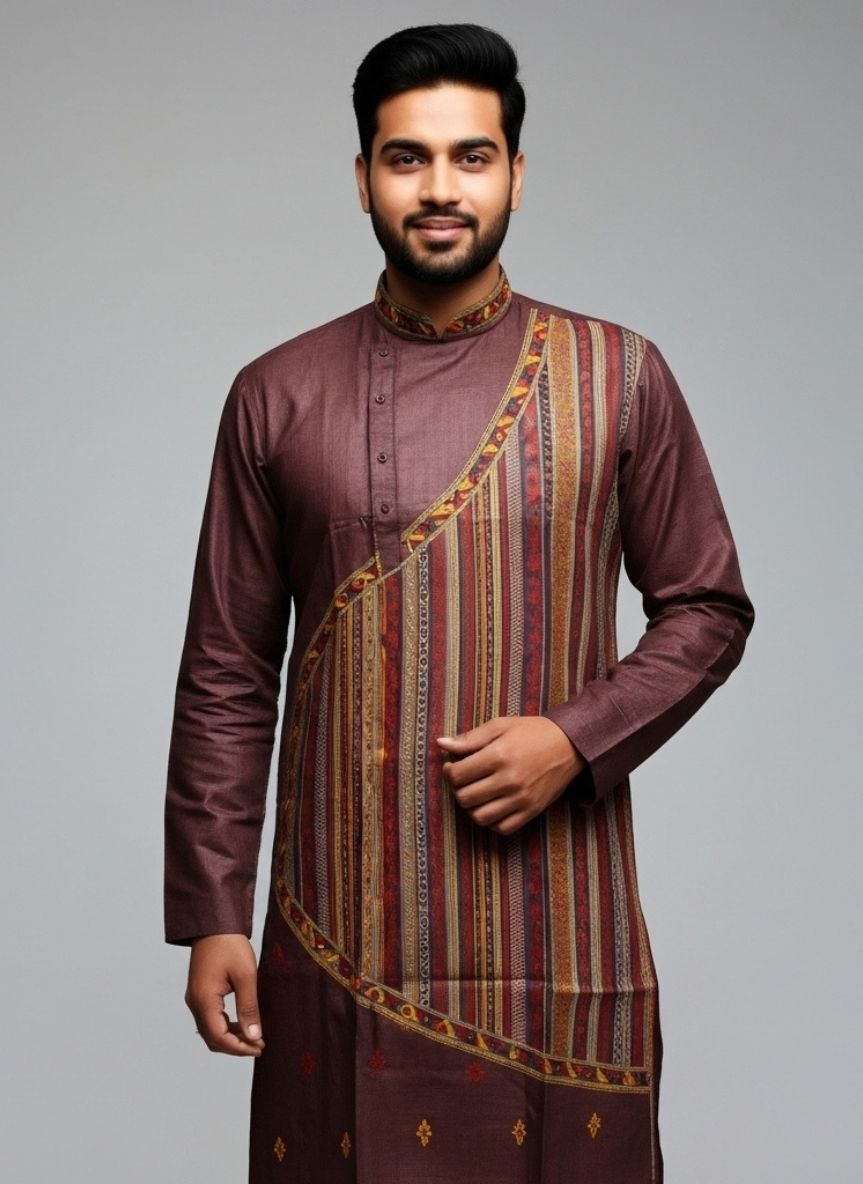 Pure Tussar Panjabi 22