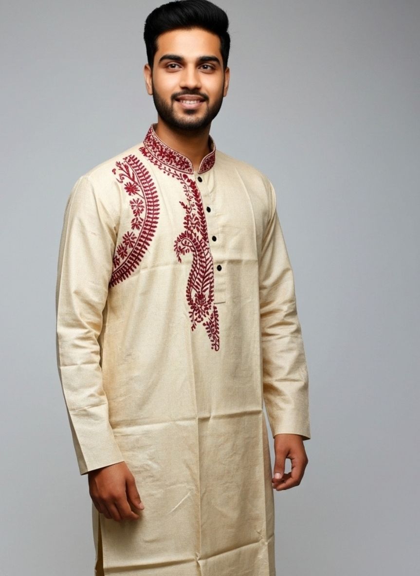 Pure Tussar Panjabi 24