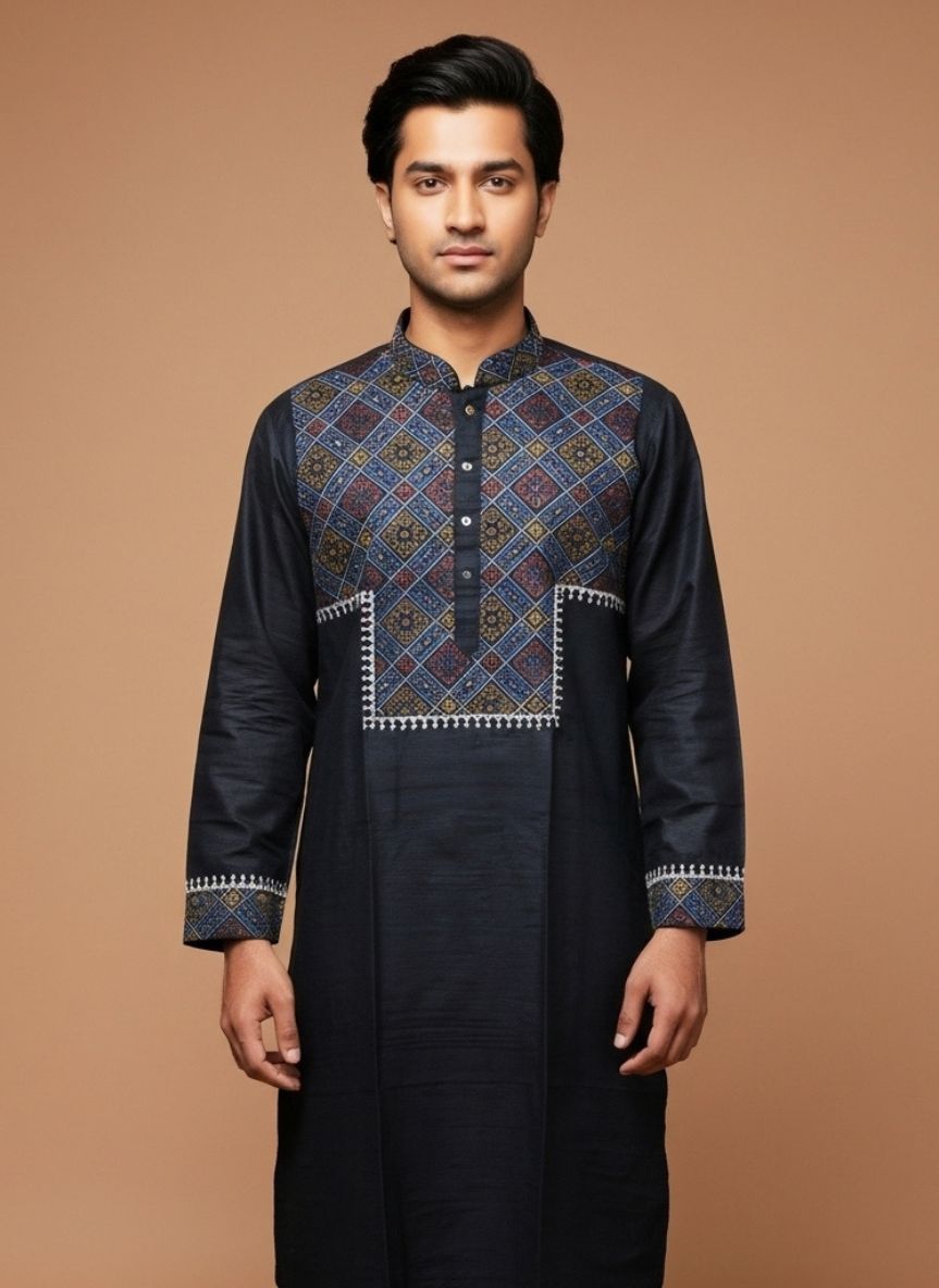 Pure Tussar Panjabi 26