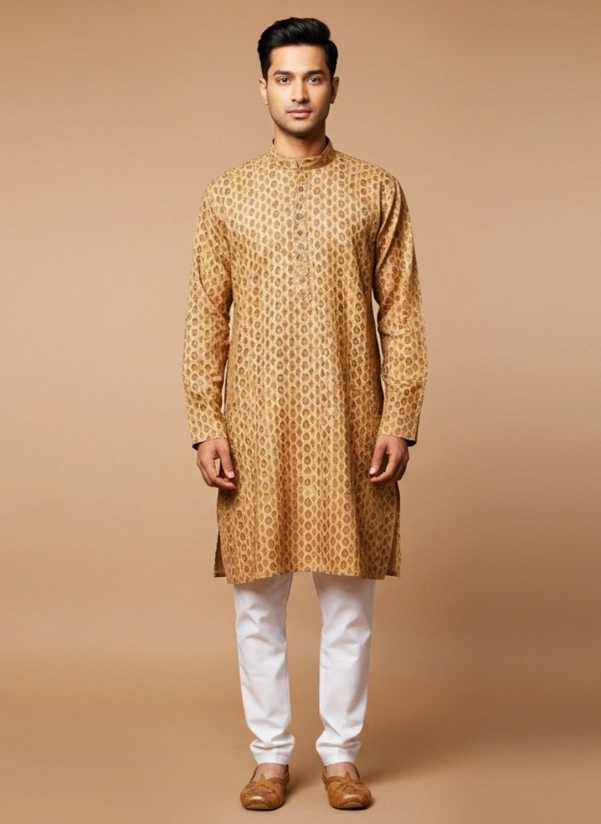 Pure Tussar Panjabi 27