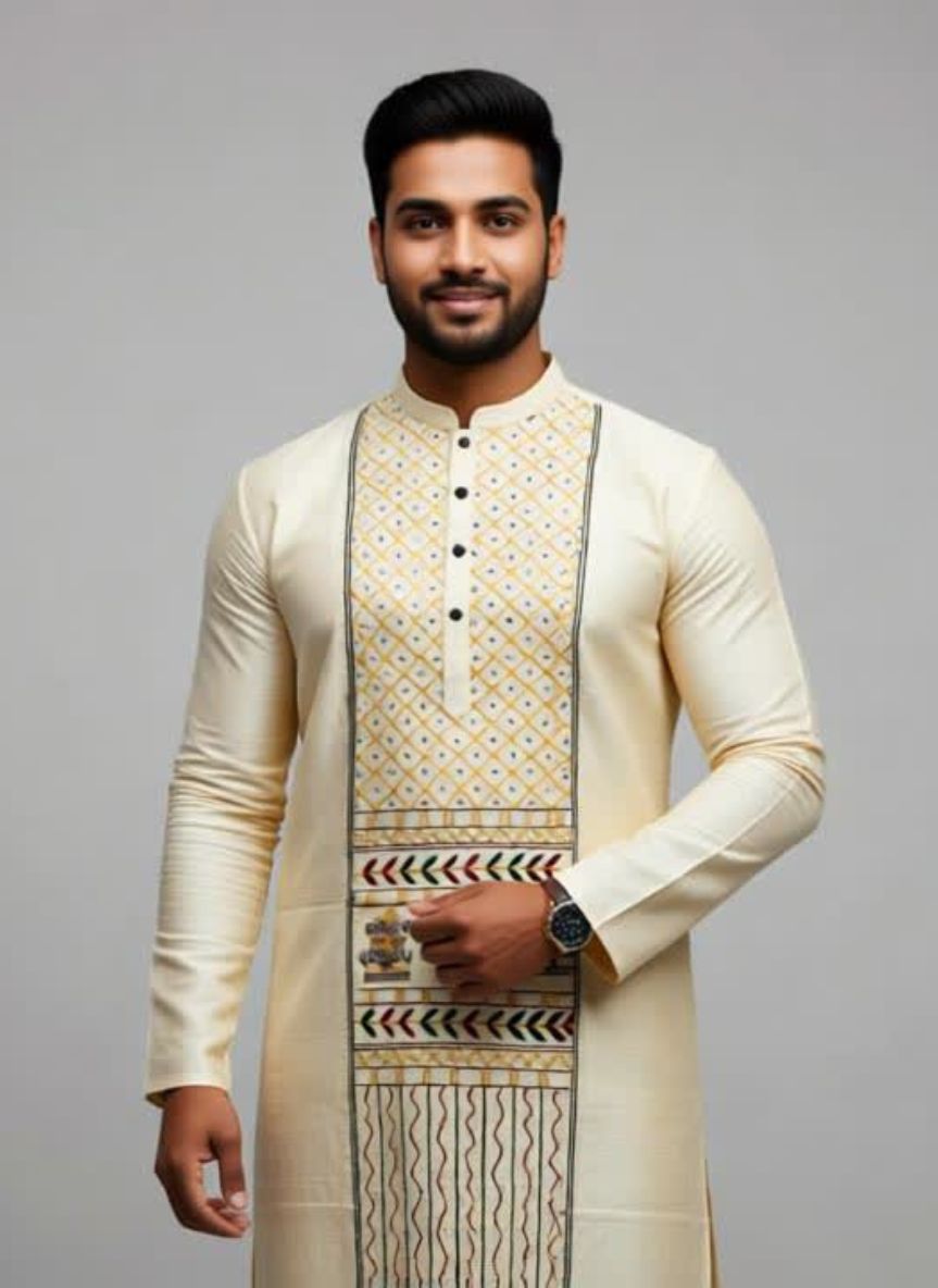 Pure Tussar Panjabi3