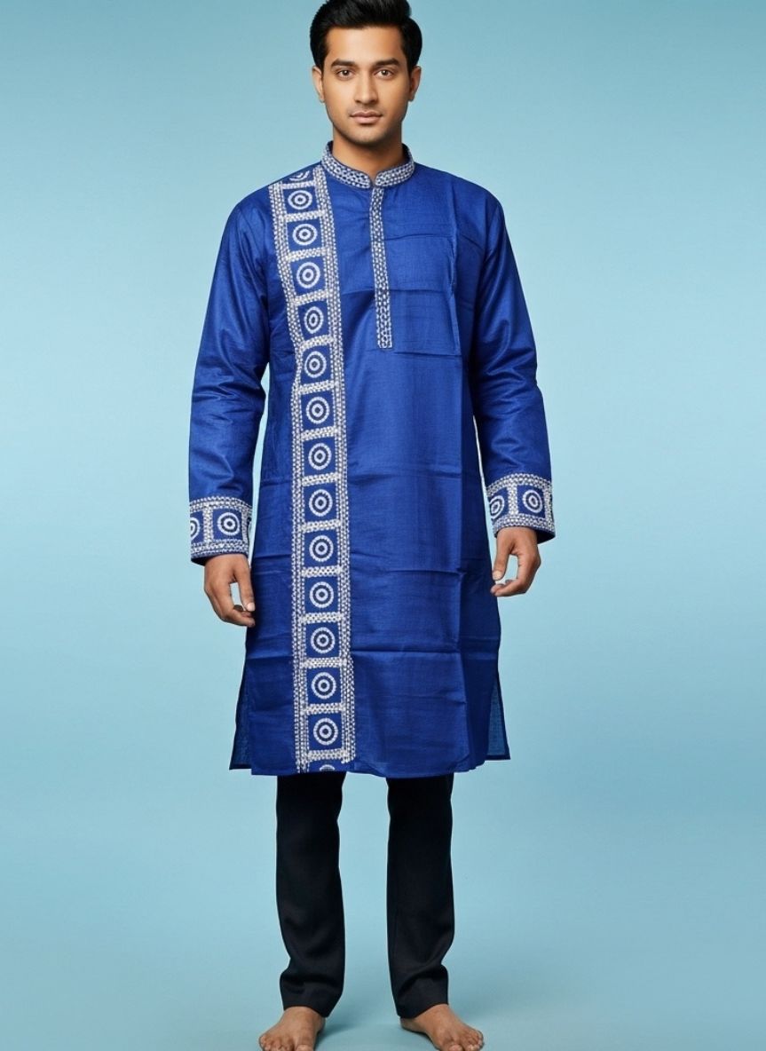Pure Tussar Panjabi 30
