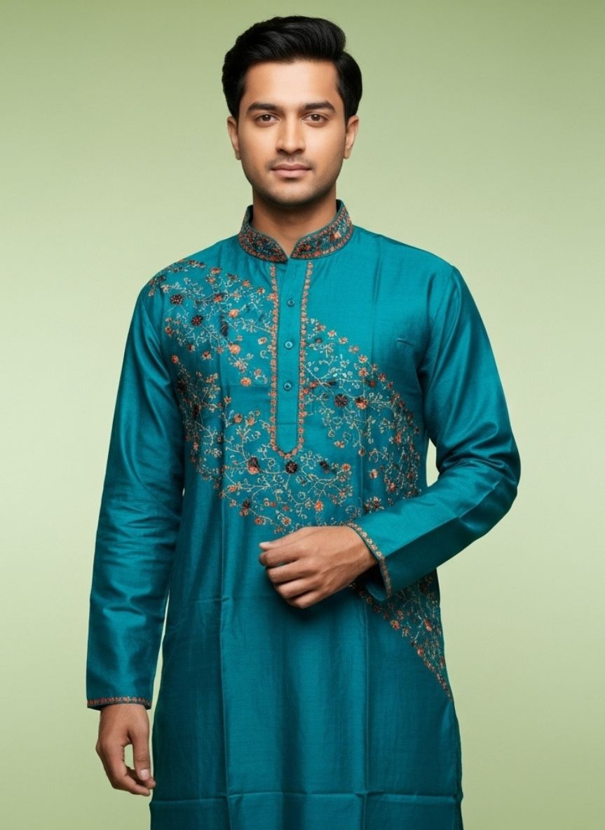 Pure Tussar Panjabi 31