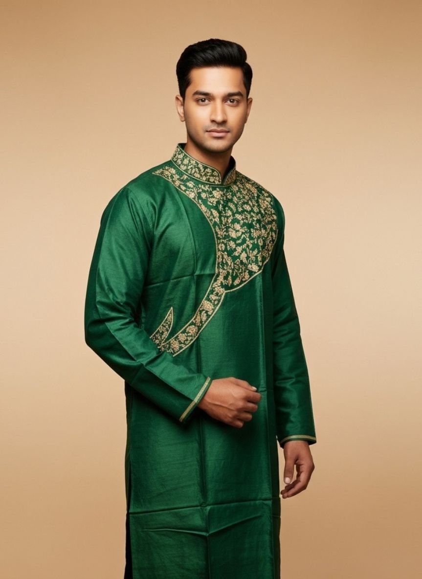 Pure Tussar Panjabi 33