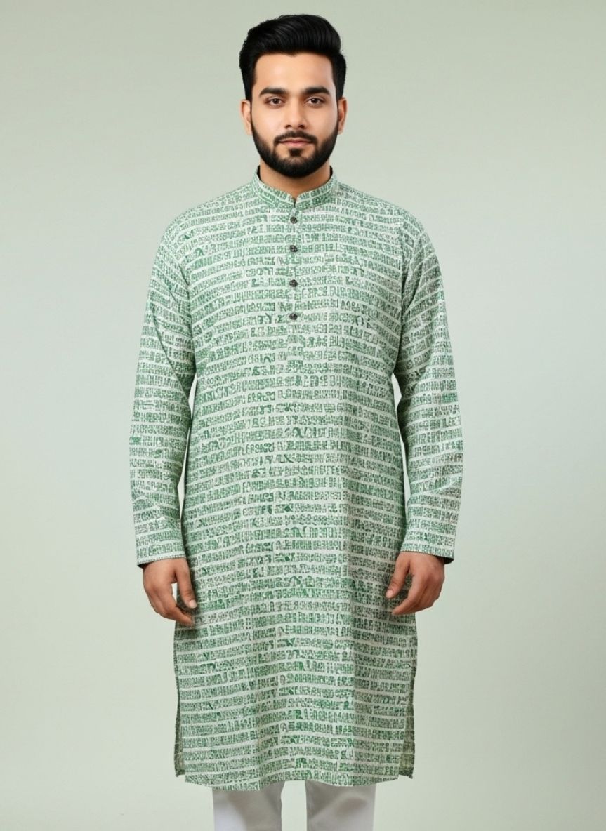 Pure Tussar Panjabi 34