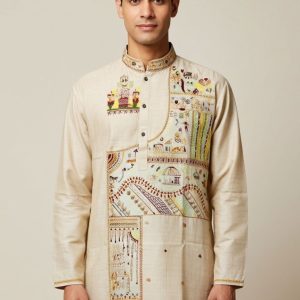 Pure Tussar Panjabi 2 4