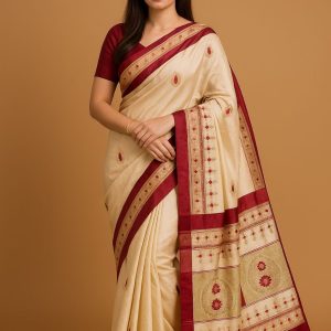 Traditional Handwoven Silk Saree 05