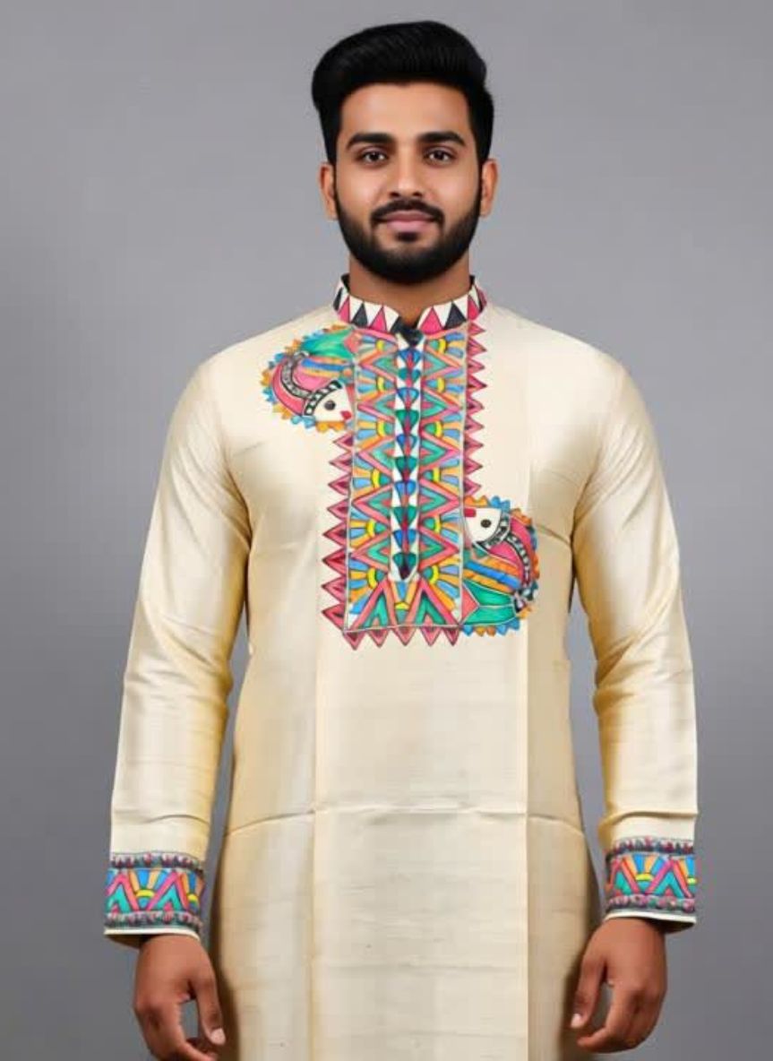 Pure Tussar Panjabi 6